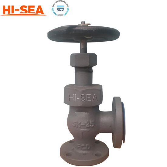 JIS F7322C Marine Ductile Iron Angle Globe SDNR Valve